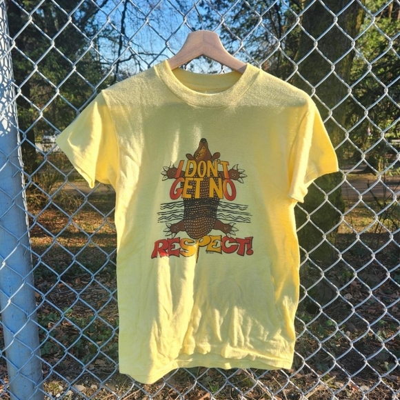 Vintage 1970s/1980s Single Stitch "I Don"t Get No Respect" Joke Tee (XS/S) - Picture 2 of 2